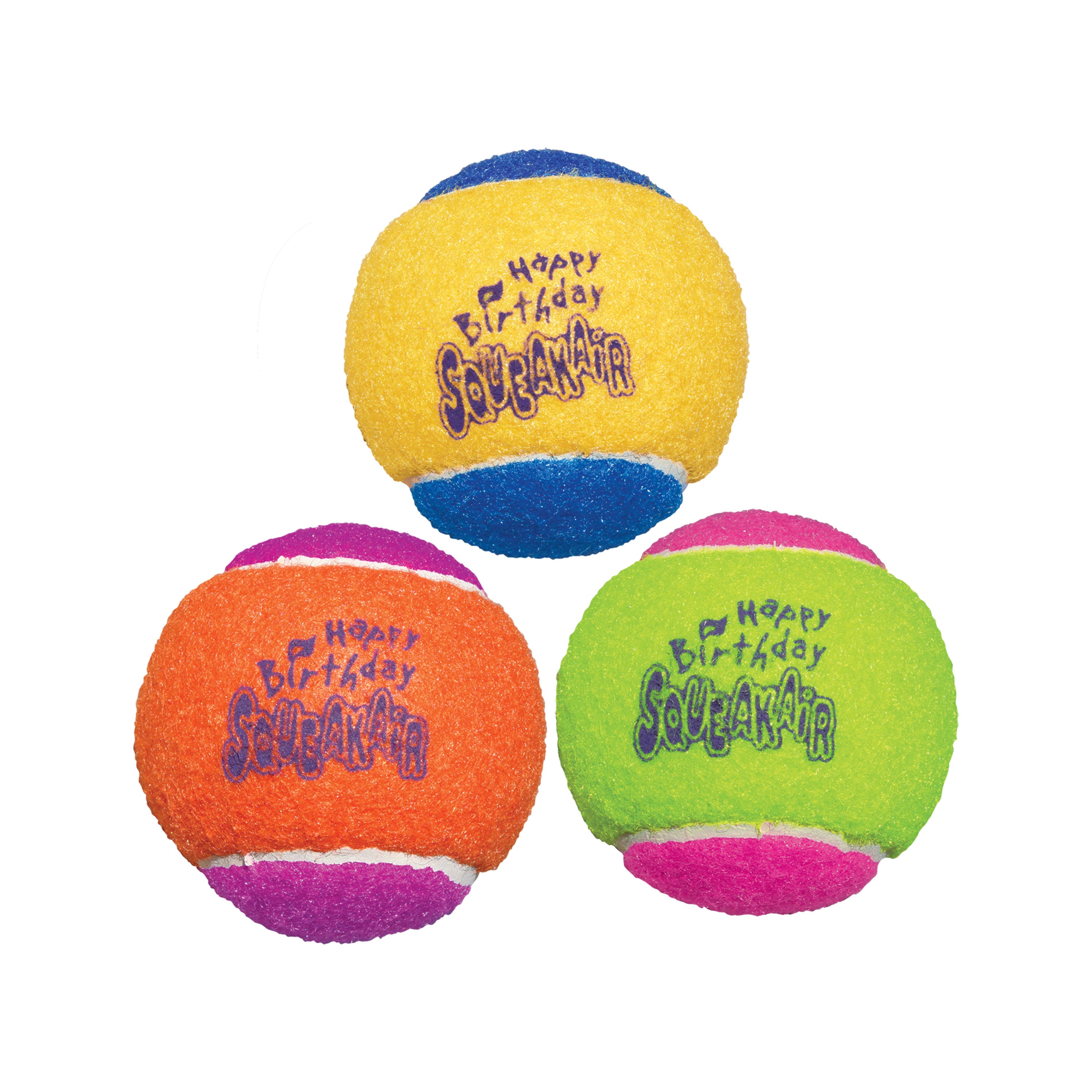 KONG SqueakAir Birthday Ball Medium 3pk