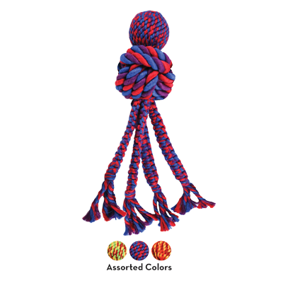 KONG Wubba Weaves w/Rope Assorted XL