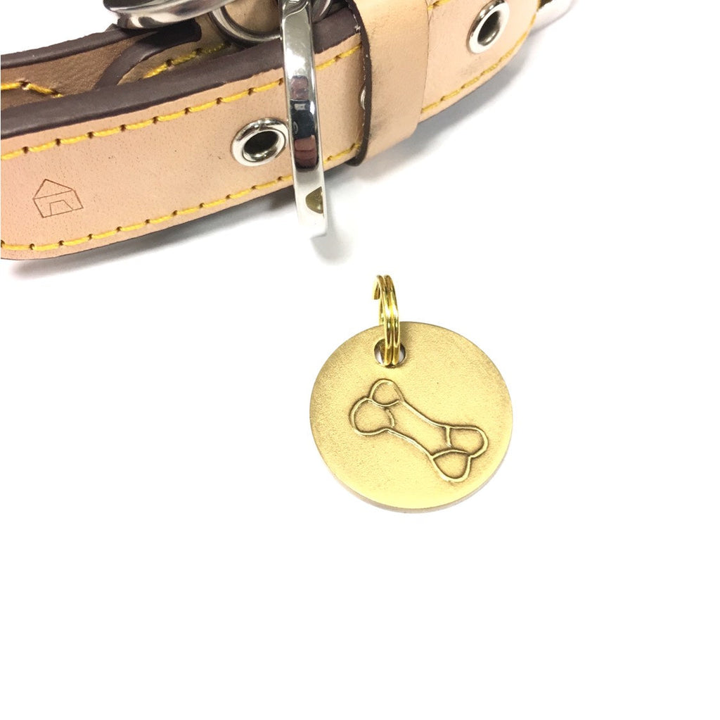 Long Paws, Antique Paws & Bone Dog Tags (22mm)