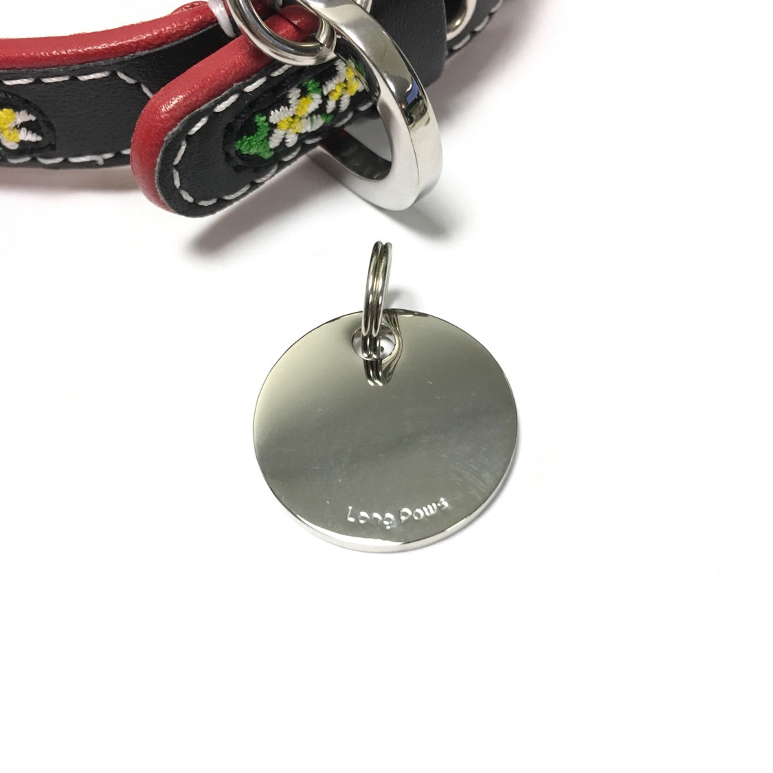 Long Paws, Classic Titanium Dog Tag (22mm)