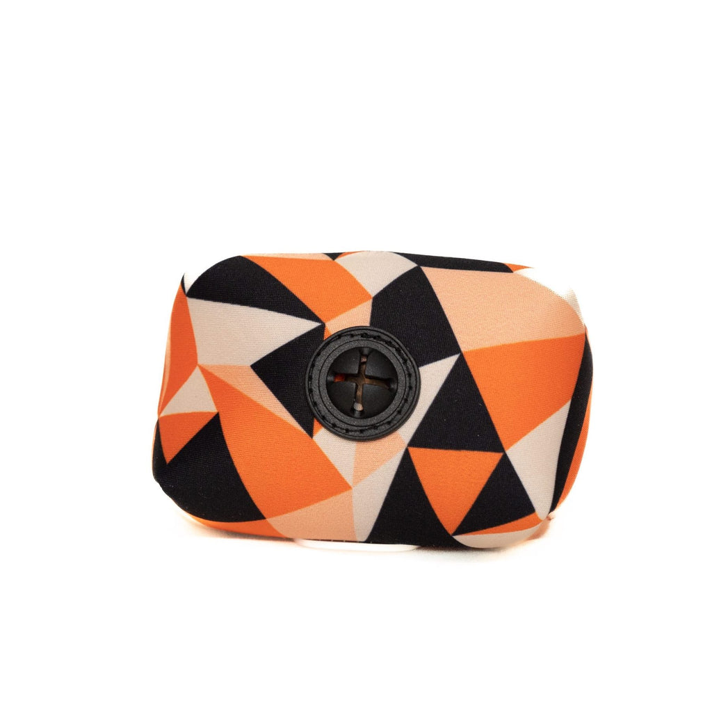 Long Paws, Long Paws Comfort Poo Bag Pouch-Black / Orange