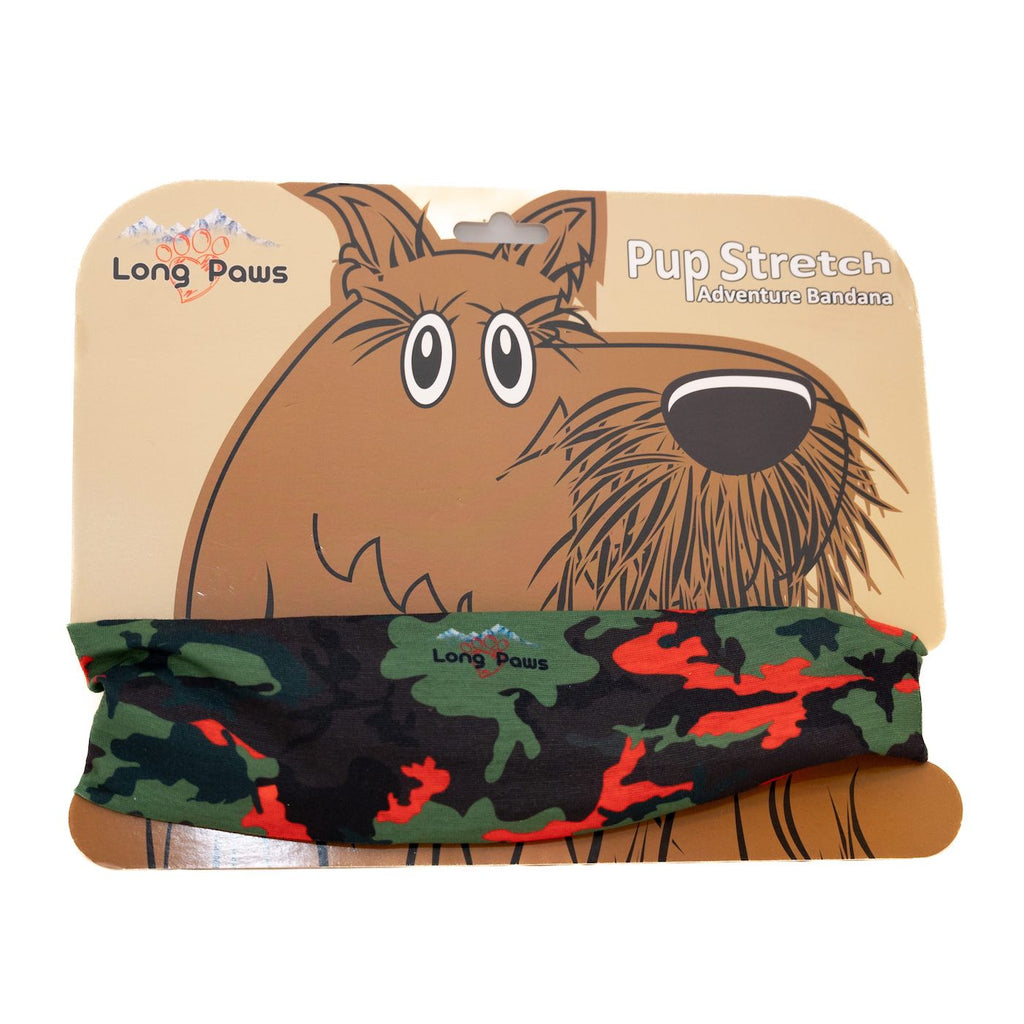 Long Paws, PupStretch Camo Bandanas