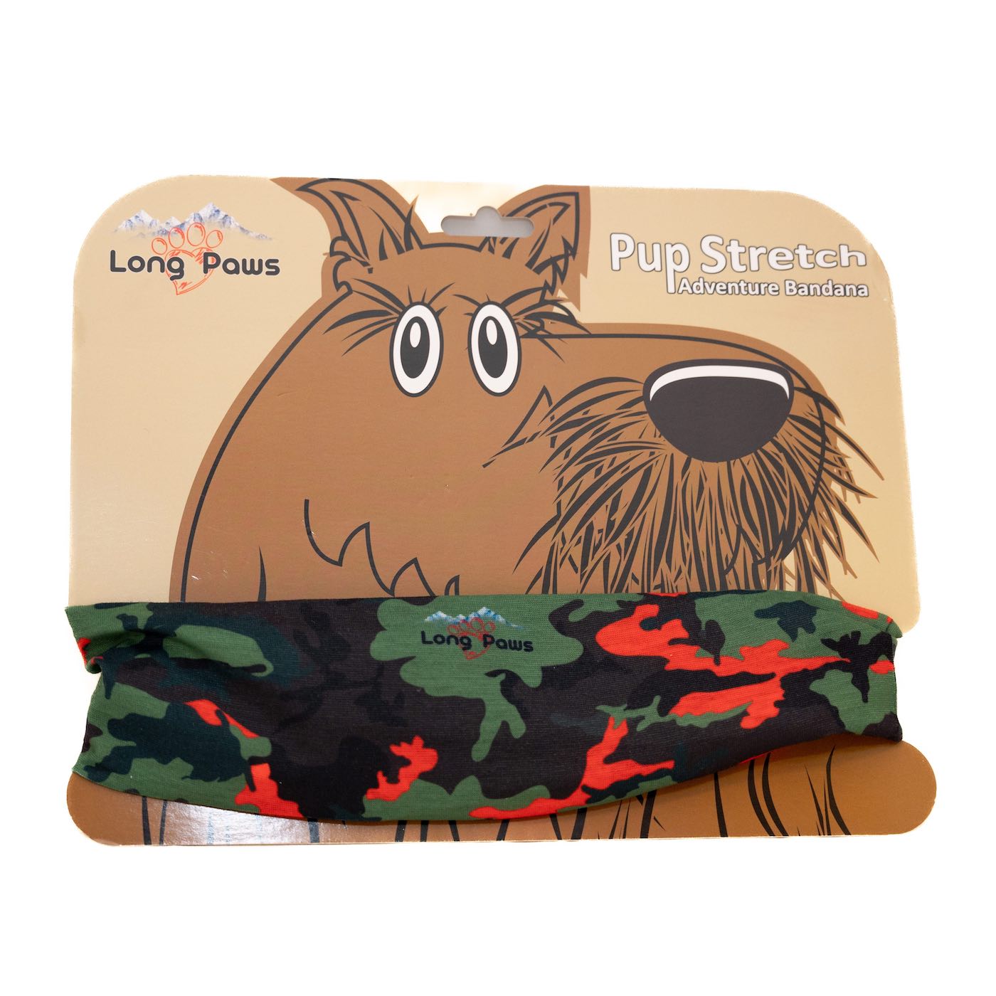 Long Paws, PupStretch Camo Bandanas