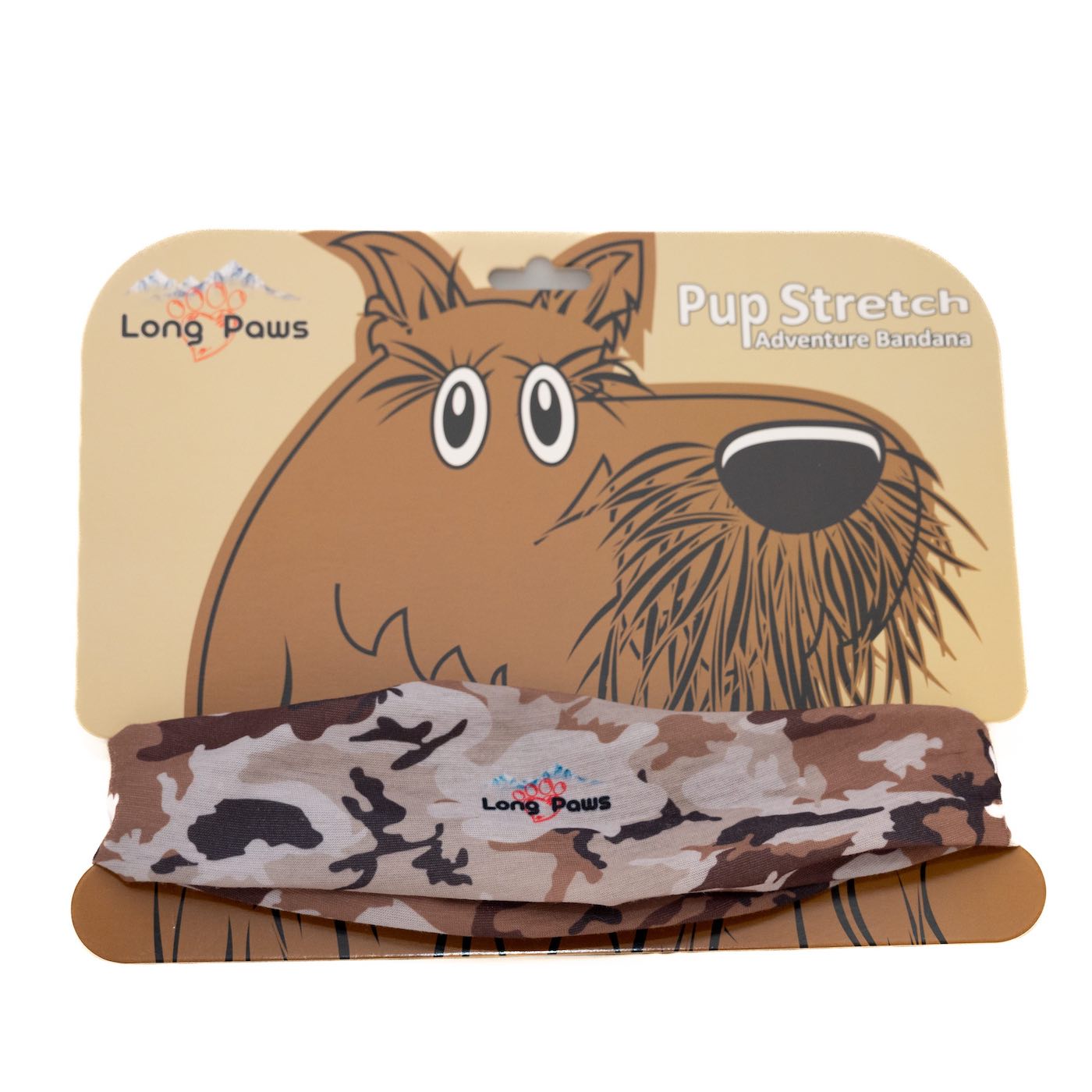 Long Paws, PupStretch Camo Bandanas
