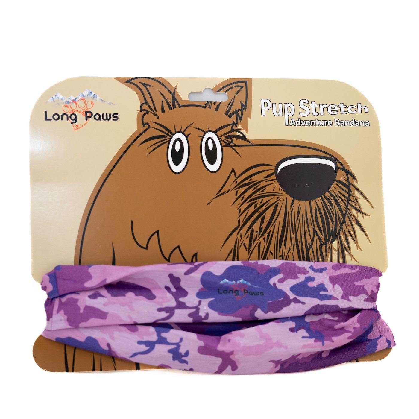 Long Paws, PupStretch Camo Bandanas