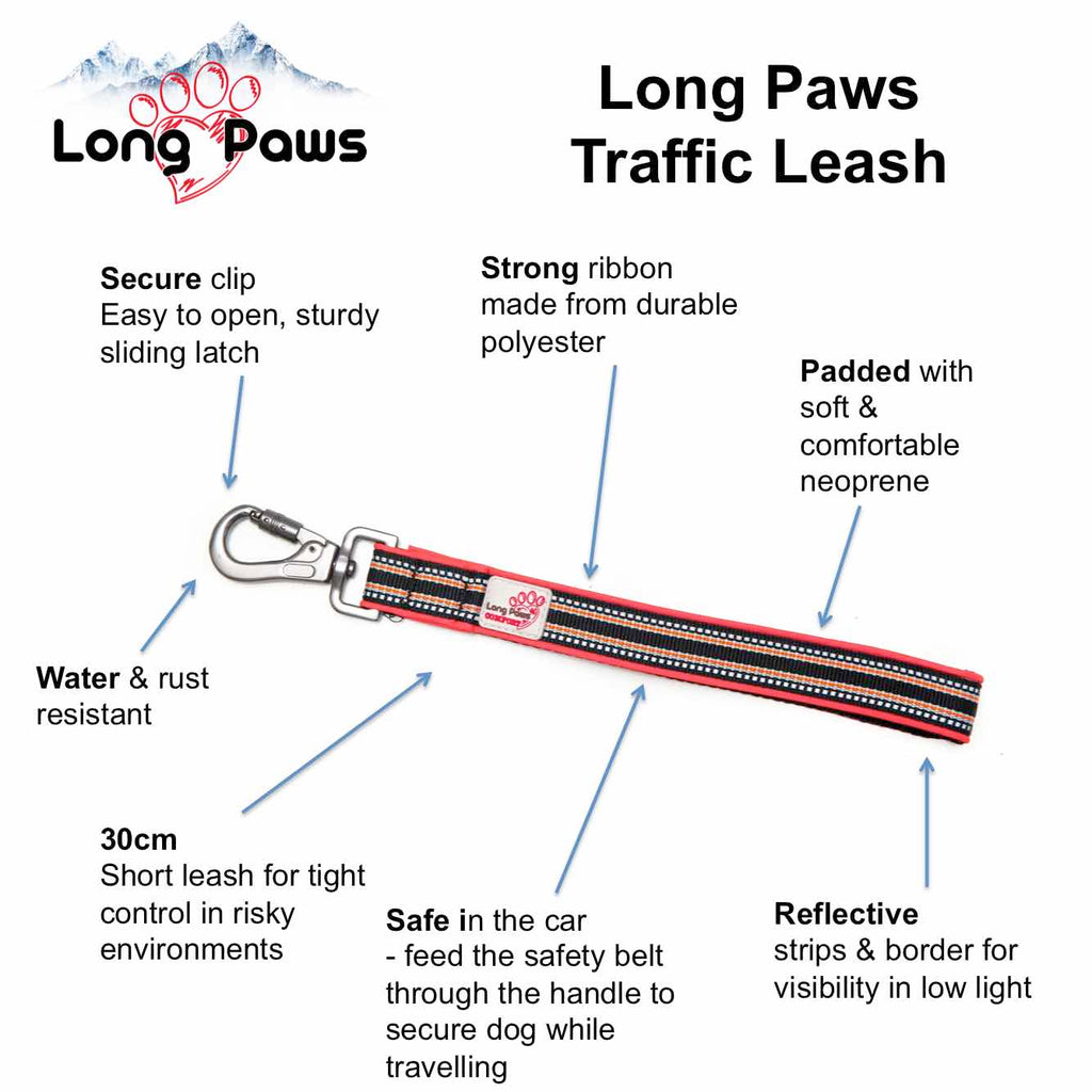 Long Paws, Safety Belt Strap | Close Control Lead
