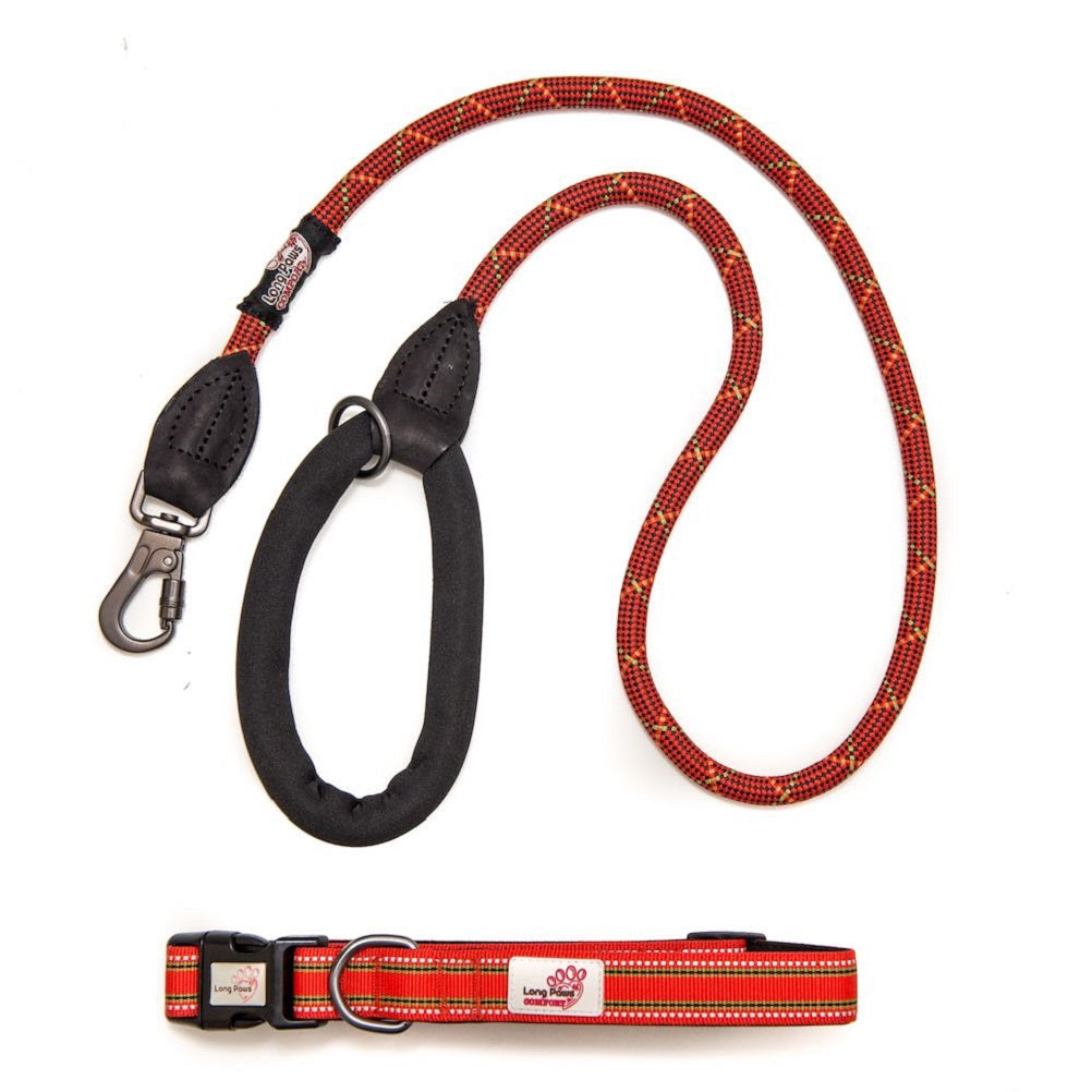 Long Paws, Comfort Rope Lead & Collar Set
