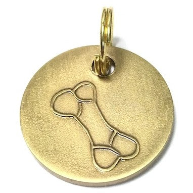 Long Paws, Antique Paws & Bone Dog Tags (22mm)