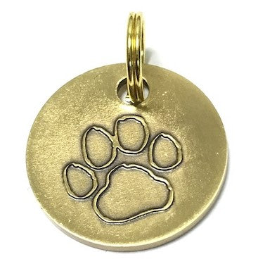 Long Paws, Antique Paws & Bone Dog Tags (22mm)