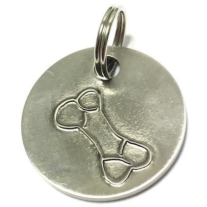 Long Paws, Antique Paws & Bone Dog Tags (22mm)