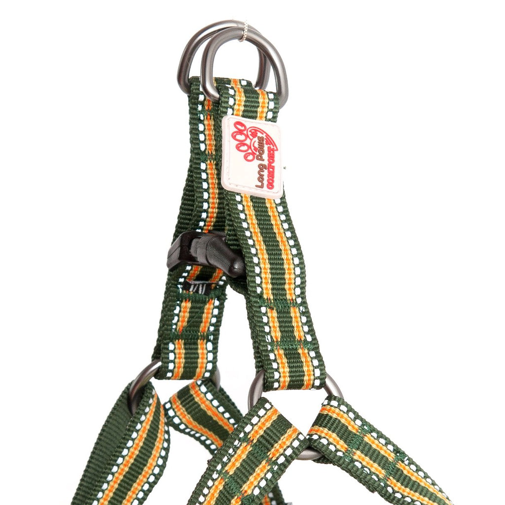 Long Paws, Comfort Step-in Dog Harness - Green