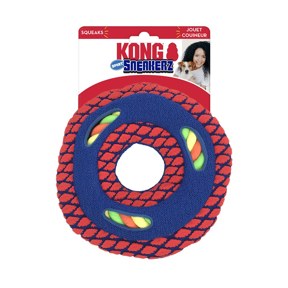 KONG Sneakerz Sport Disc w/Rope Md Apr