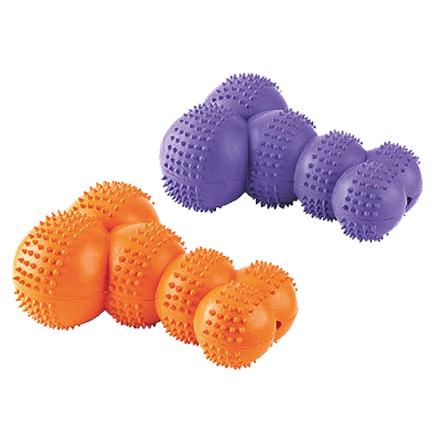 Gor Rubber Super Giggle Bone (22cm) Orange/Purpl