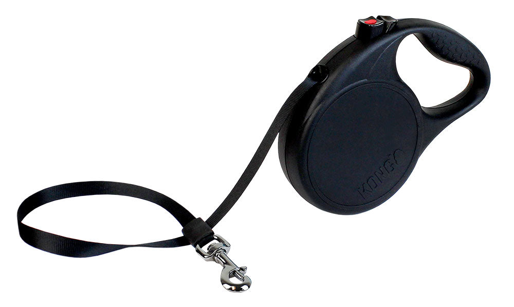 KONG Retractable Leash Trail Medium Black