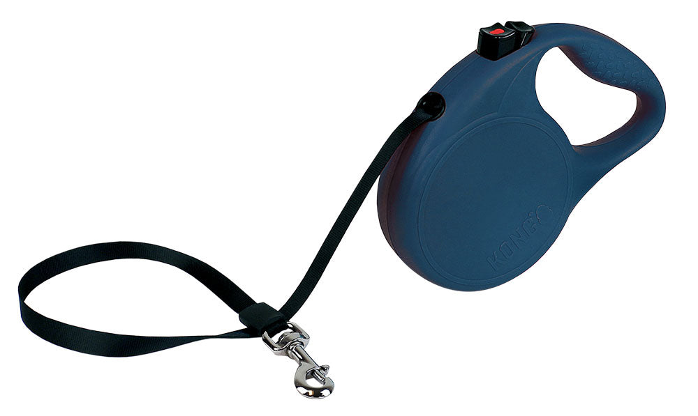 KONG Retractable Leash Trail Medium Blue