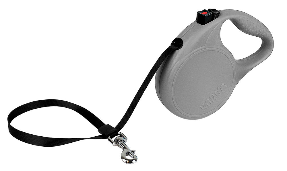 KONG Retractable Leash Trail Large Grey