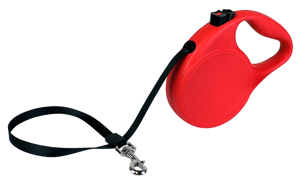 KONG Retractable Leash Trail Small Red