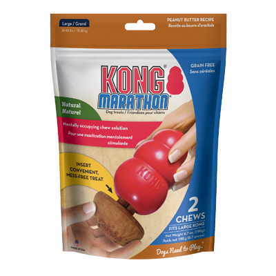 KONG Marathon 2-pk Peanut Butter Small